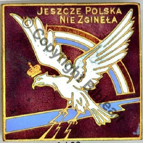 1940  ESCADRILLE DE CHASSE POLONAISE GC.1.145 VARSOVIE DrPBER Dep Bol Dos lisse irreg Src.SEGALEN 107Eur(x3) 